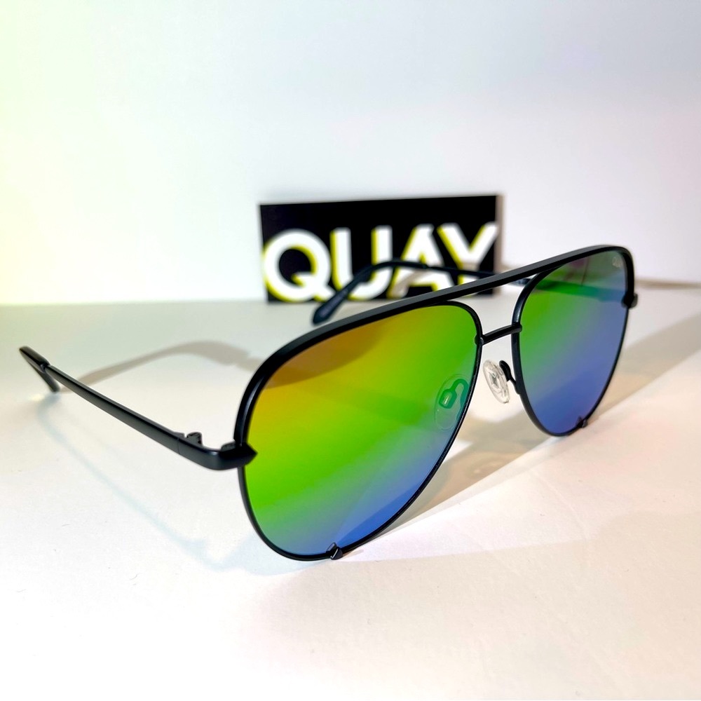 Quay Australia High Key Mat Black/Rainbow ID: 49825
